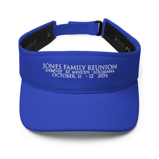 8 Official Blue Jones Family Renuion Visor